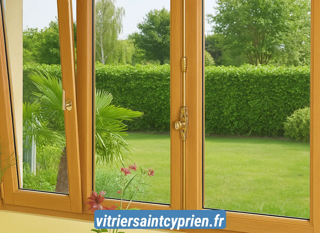 Installation de fenêtre en bois sur mesure Saint-Cyprien