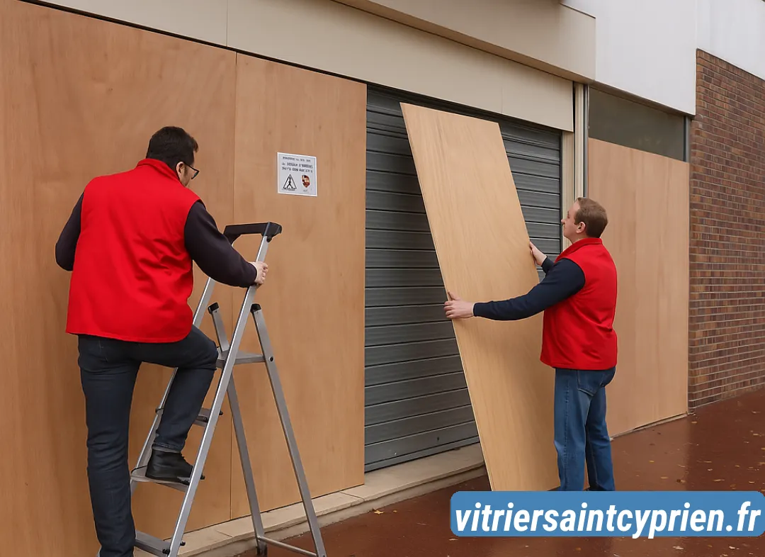 Mise en sécurité fermeture provisoire Saint-Cyprien